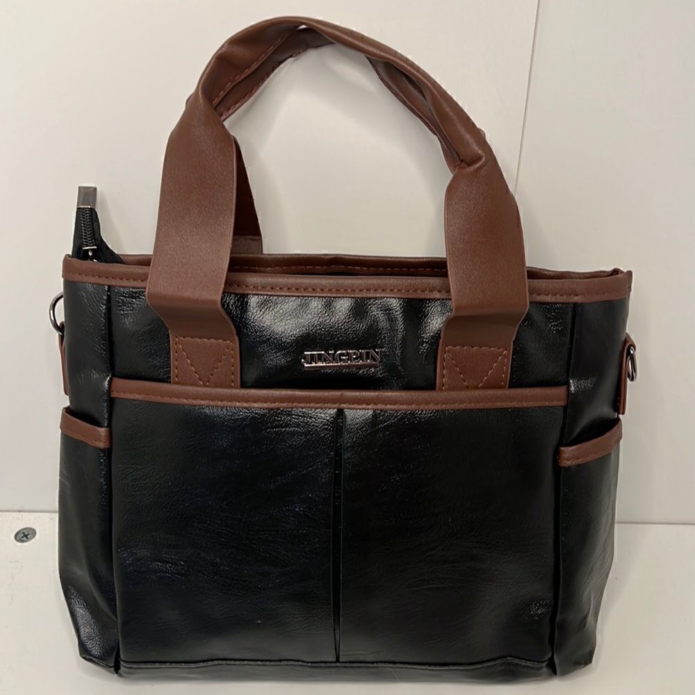 Jingpin Multiple Pocket Tote Handbag
